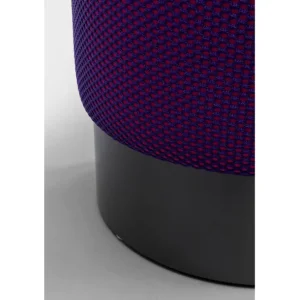 Sale KARE Design Stool Jody Purple Mesh Black Ø35cm