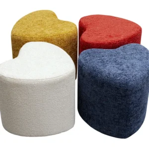 Best KARE Design Stool Lovely Red 36x34cm