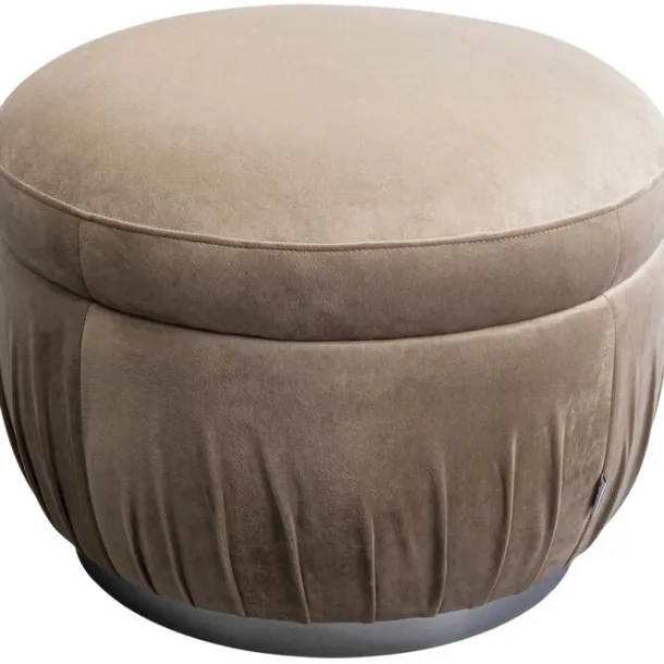 stool_nube_grey_cm_0.webp Fashion KARE Design Stool Nube Grey Ø56cm