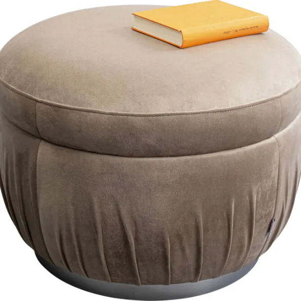 stool_nube_grey_cm_1.webp Fashion KARE Design Stool Nube Grey Ø56cm