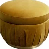 Hot KARE Design Stool Nube Yellow Ø56cm