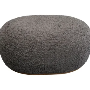 Discount KARE Design Stool Pebble Boucle Grey 81cm
