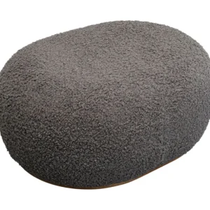 Discount KARE Design Stool Pebble Boucle Grey 81cm