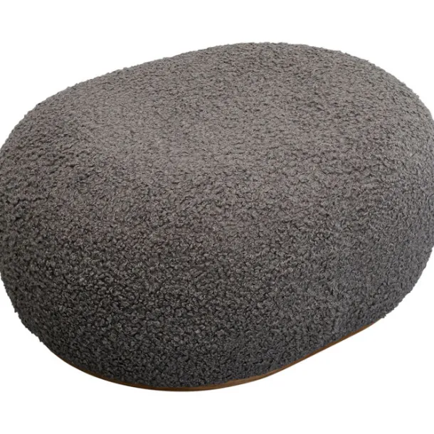 stool_pebble_boucle_grey__1.webp Discount KARE Design Stool Pebble Boucle Grey 81cm