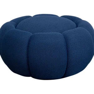 New KARE Design Stool Peppo Bloom Blue Ø76cm