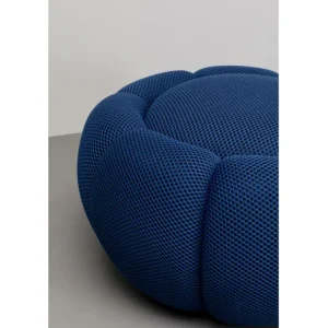 New KARE Design Stool Peppo Bloom Blue Ø76cm