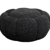 Clearance KARE Design Stool Peppo Bloom Melange Black Ø72cm