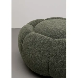 Fashion KARE Design Stool Peppo Bloom Melange Green Ø72m