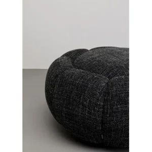 Clearance KARE Design Stool Peppo Bloom Melange Black Ø72cm