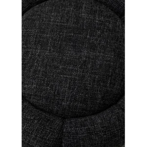Clearance KARE Design Stool Peppo Bloom Melange Black Ø72cm
