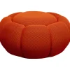 Clearance KARE Design Stool Peppo Bloom Orange Ø72cm