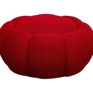 Best KARE Design Stool Peppo Bloom Red Ø72cm
