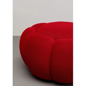 Best KARE Design Stool Peppo Bloom Red Ø72cm