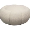 Outlet KARE Design Stool Peppo Bloom White Ø72cm