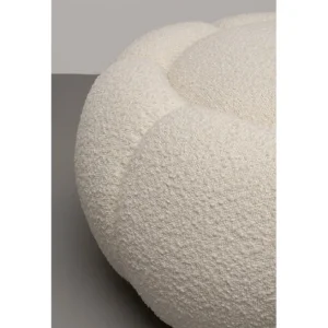Outlet KARE Design Stool Peppo Bloom White Ø72cm