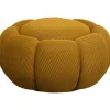 Clearance KARE Design Stool Peppo Bloom Yellow Ø76cm