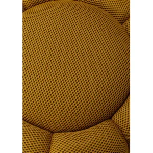 Clearance KARE Design Stool Peppo Bloom Yellow Ø76cm