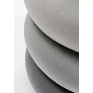 Discount KARE Design Stool Sandwich Grey Ø45cm