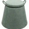 Hot KARE Design Stool Thimble Green Ø51cm