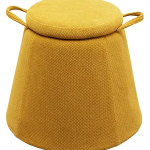 New KARE Design Stool Thimble Yellow Ø51cm