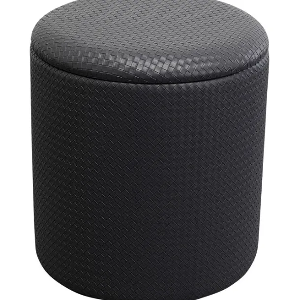 stool_venezia_storage_ant_0.webp Best KARE Design Stool Venezia Storage Anthracite Ø40cm