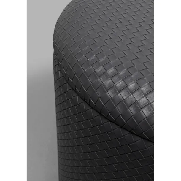stool_venezia_storage_ant_3.webp Best KARE Design Stool Venezia Storage Anthracite Ø40cm