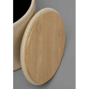 Best KARE Design Stool Venezia Storage Cream Ø40cm