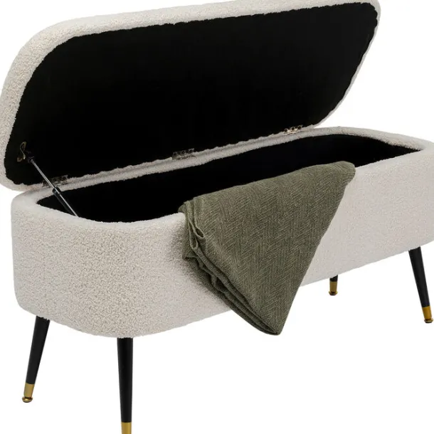 storage_bench_rico_white_2.webp Discount KARE Design Storage Bench Rico White