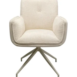 Sale KARE Design Swivel Arm Chair Hilla White
