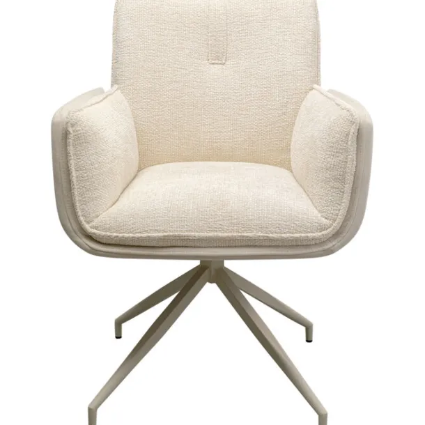 swivel_arm_chair_hilla_wh_0.webp Sale KARE Design Swivel Arm Chair Hilla White