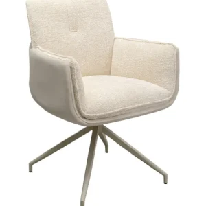 Sale KARE Design Swivel Arm Chair Hilla White