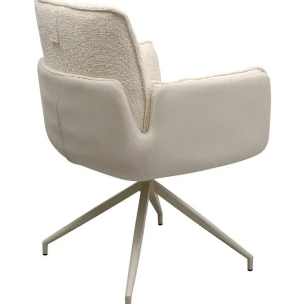 swivel_arm_chair_hilla_wh_3.webp Sale KARE Design Swivel Arm Chair Hilla White