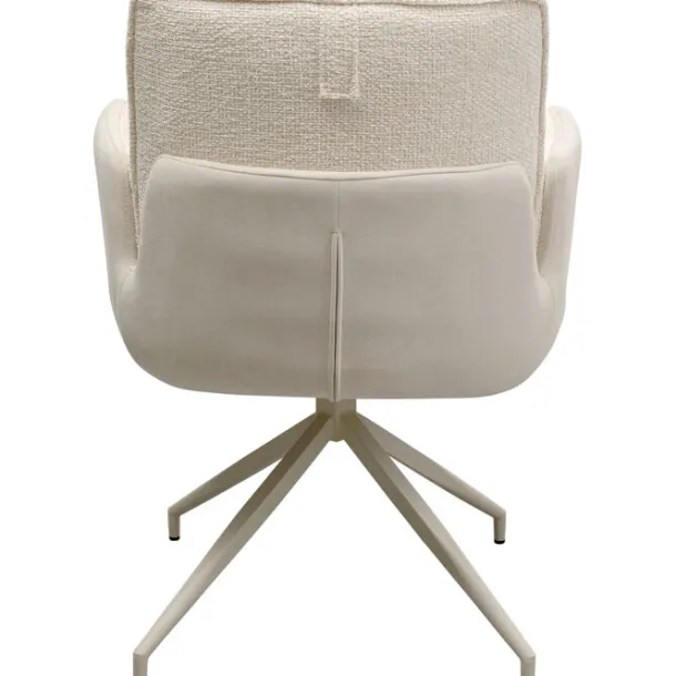 swivel_arm_chair_hilla_wh_4.webp Sale KARE Design Swivel Arm Chair Hilla White