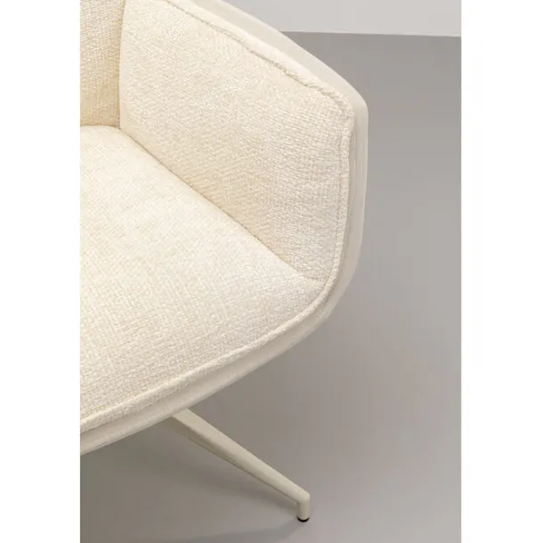 swivel_arm_chair_hilla_wh_5.webp Sale KARE Design Swivel Arm Chair Hilla White