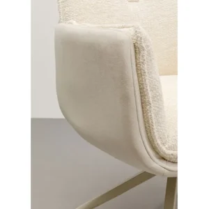 Sale KARE Design Swivel Arm Chair Hilla White