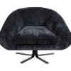 Best KARE Design Swivel Armchair Ciao Midnight