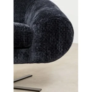 Best KARE Design Swivel Armchair Ciao Midnight
