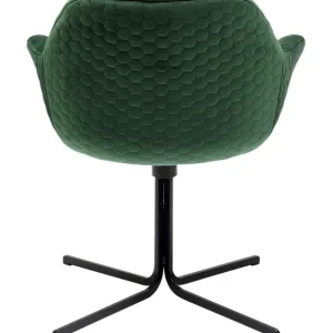 Best KARE Design Swivel Armchair Colmar Green