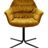 Online KARE Design Swivel Armchair Colmar Yellow