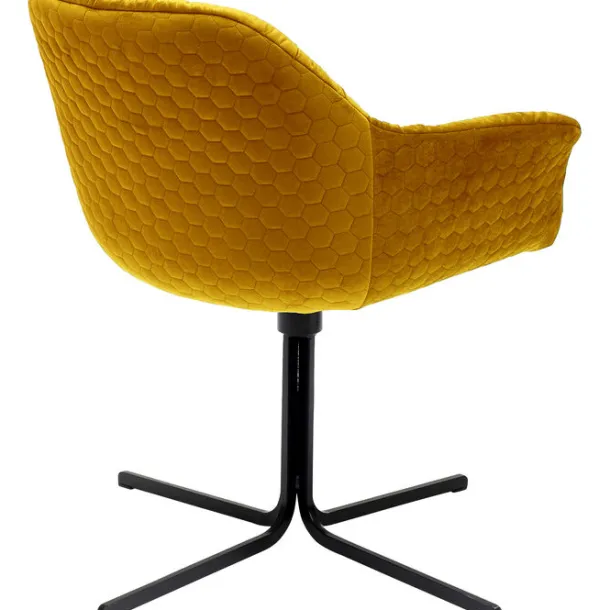 swivel_armchair_colmar_ye_7.webp Online KARE Design Swivel Armchair Colmar Yellow