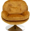 Outlet KARE Design Swivel Armchair Cosy Amber