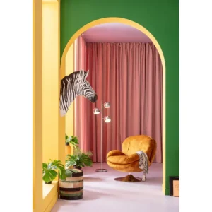 Outlet KARE Design Swivel Armchair Cosy Amber