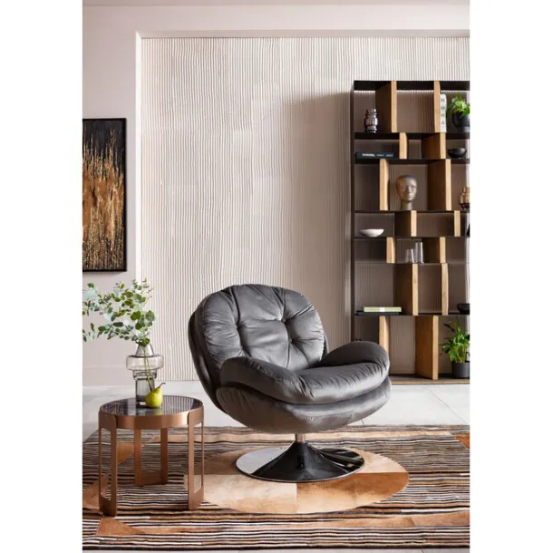 swivel_armchair_cosy_grey_1.webp Best KARE Design Swivel Armchair Cosy Grey