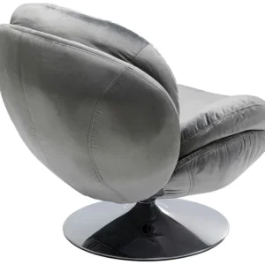 Best KARE Design Swivel Armchair Cosy Grey