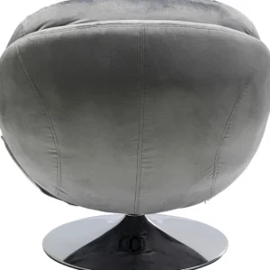 Best KARE Design Swivel Armchair Cosy Grey