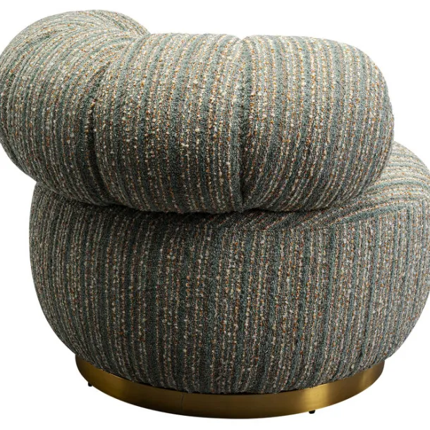 swivel_armchair_couture_s_3.webp Hot KARE Design Swivel Armchair Couture Stripes Blue