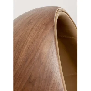 Discount KARE Design Swivel Armchair Eye Ball Walnut