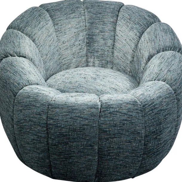 swivel_armchair_fiori_blu_0.webp Clearance KARE Design Swivel Armchair Fiori Blue