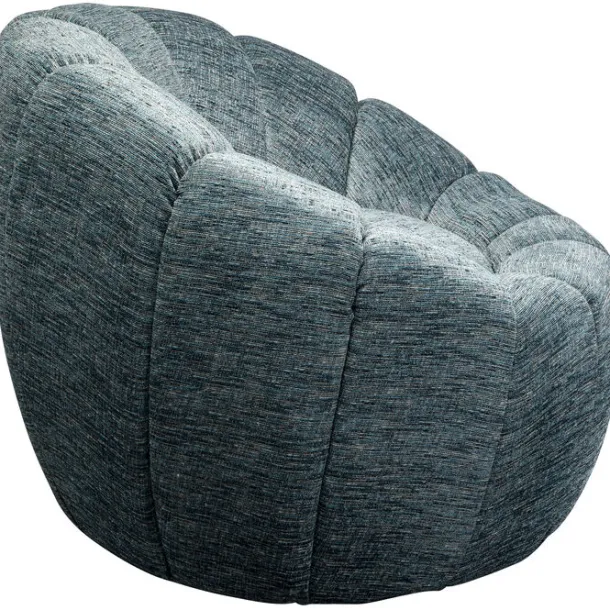 swivel_armchair_fiori_blu_2.webp Clearance KARE Design Swivel Armchair Fiori Blue