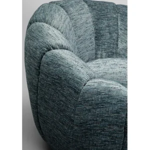 Clearance KARE Design Swivel Armchair Fiori Blue